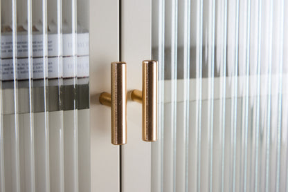 Garis lavt opbevaringsskab – Beige