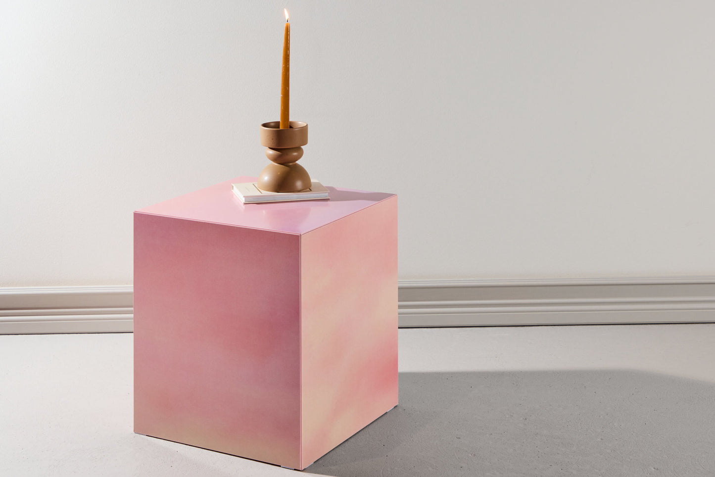 York sofabord 45×40×40 cm – Cloudy Pink