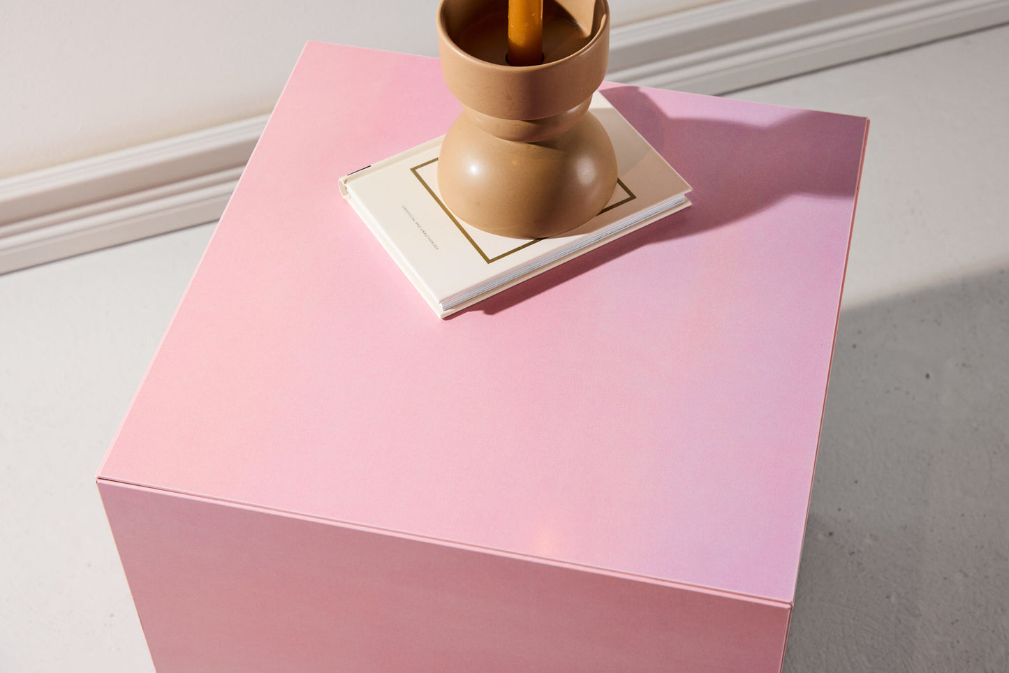 York sofabord 45×40×40 cm – Cloudy Pink