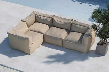 Rambo Hjørnesofa 3+1 – Beige