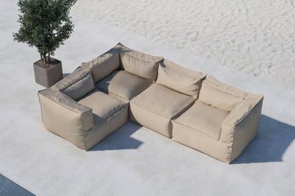 Rambo Hjørnesofa 3+1 – Beige
