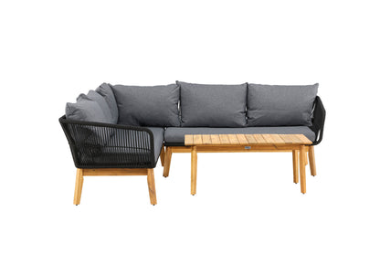 Chania Hjørnesofa – Sort