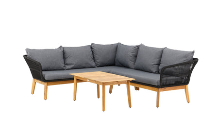 Chania Hjørnesofa – Sort
