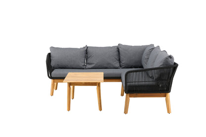 Chania Hjørnesofa – Sort
