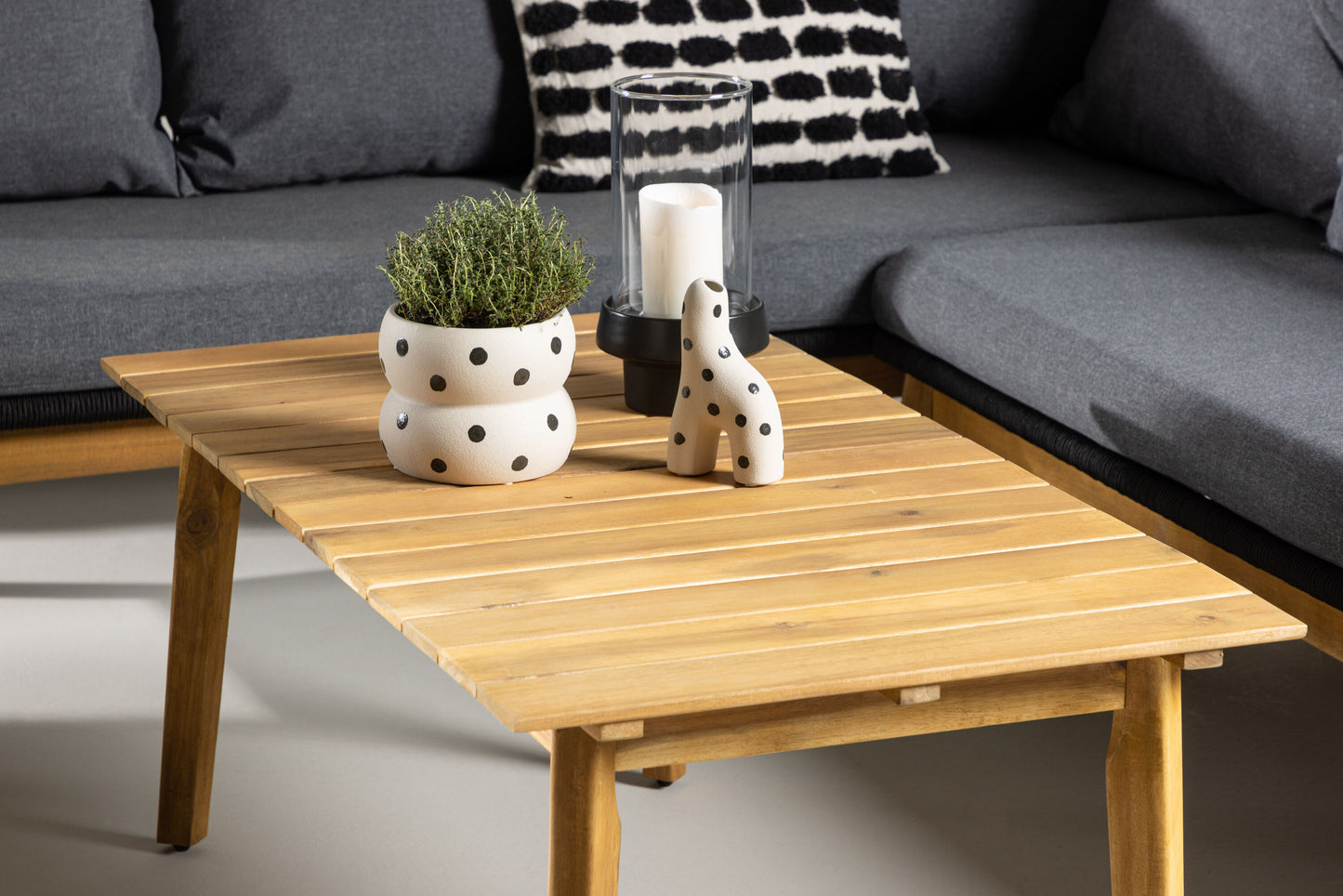 Chania Hjørnesofa – Sort