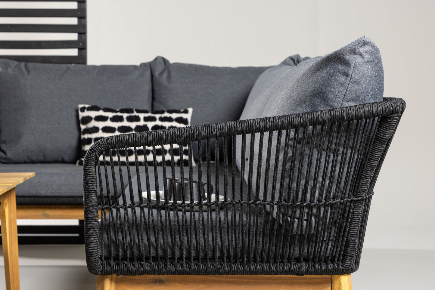 Chania Hjørnesofa – Sort