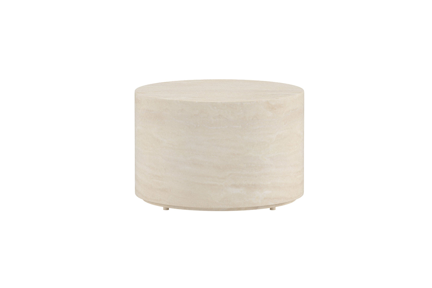 Lissabon Sidebord Ø60 cm – Beige