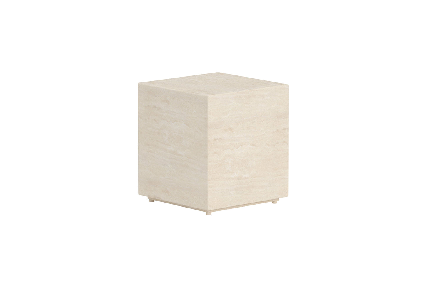 Lissabon Sidebord 40×40×45 cm – Beige