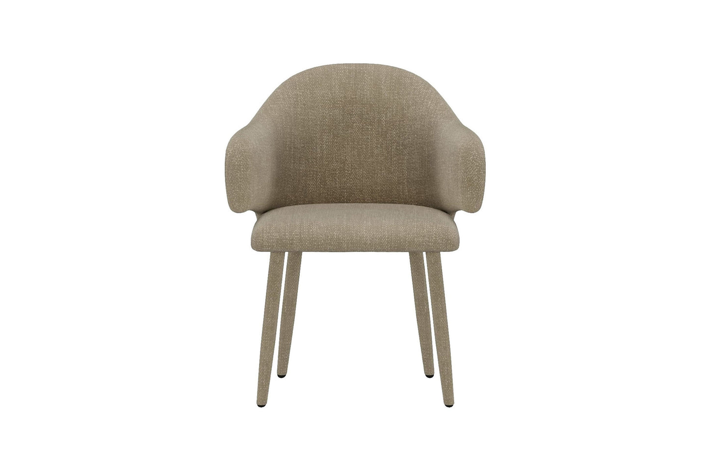 Evelin Spisebordsstole (2 stk.) – Beige Velour