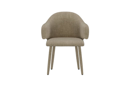 Evelin Spisebordsstole (2 stk.) – Beige Velour