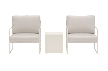 Lissabon Loungesæt 3 dele - Beige / Beige