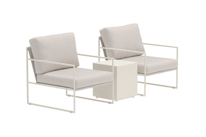 Lissabon Loungesæt 3 dele - Beige / Beige