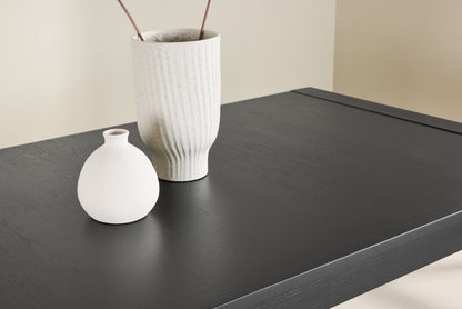 Slider Spisebord 250×95 cm – Sort / Massiv Egfinér