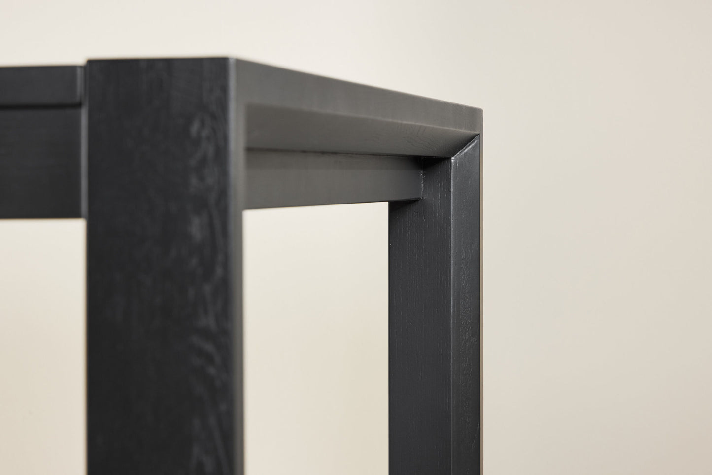 Slider Spisebord 250×95 cm – Sort / Massiv Egfinér