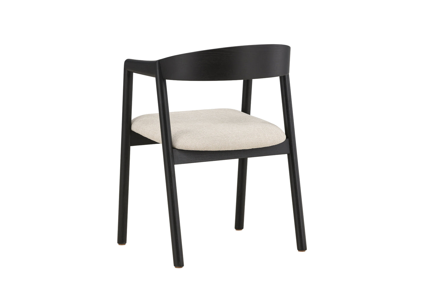 Långön Spisebordsstole (2 stk.) – Sort / Beige