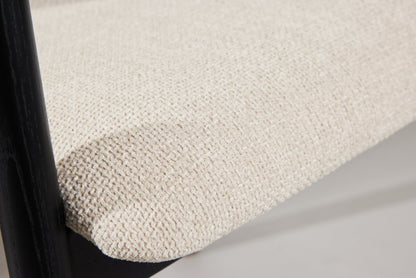 Långön Spisebordsstole (2 stk.) – Sort / Beige