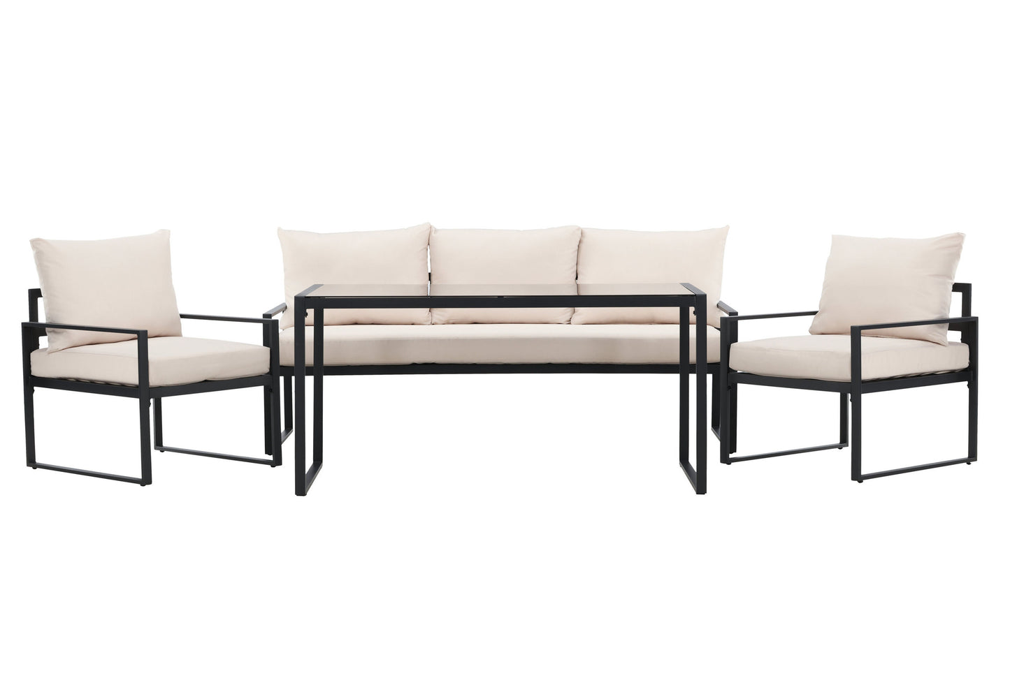 Catania sofasæt – Sort/Beige