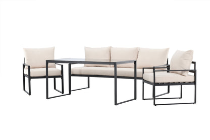 Catania sofasæt – Sort/Beige