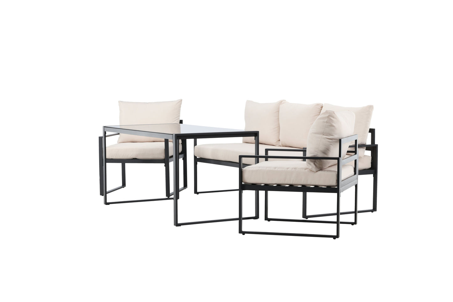 Catania sofasæt – Sort/Beige
