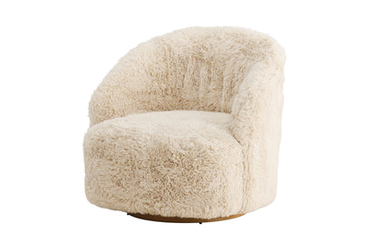 Astru Lænestol – Trælook / Beige Bouclé