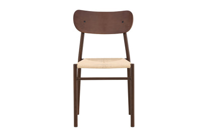 Polly Spisebordsstol – Mokka / Beige Reb