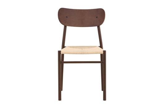 Polly Spisebordsstol – Mokka / Beige Reb