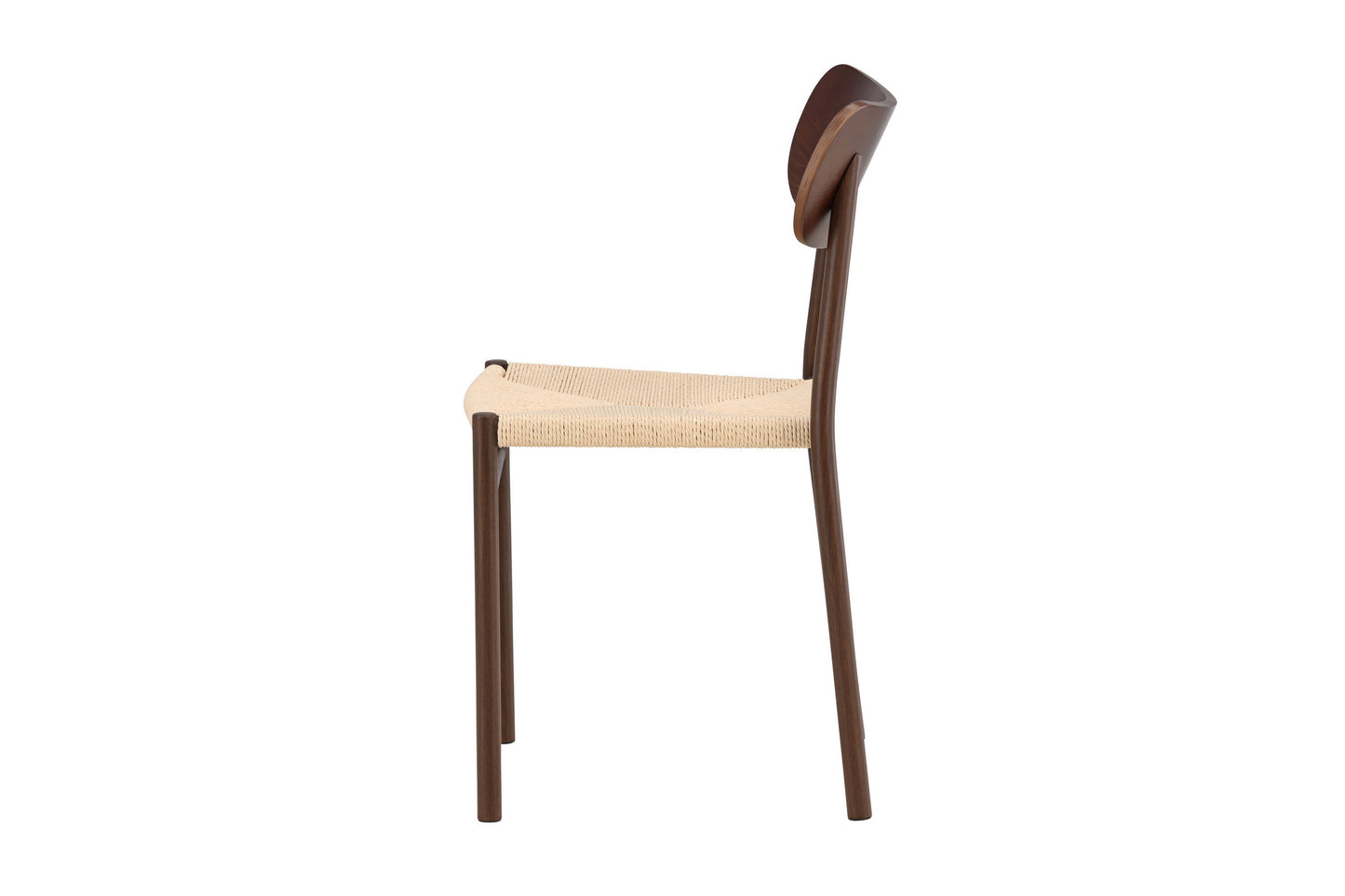 Polly Spisebordsstol – Mokka / Beige Reb