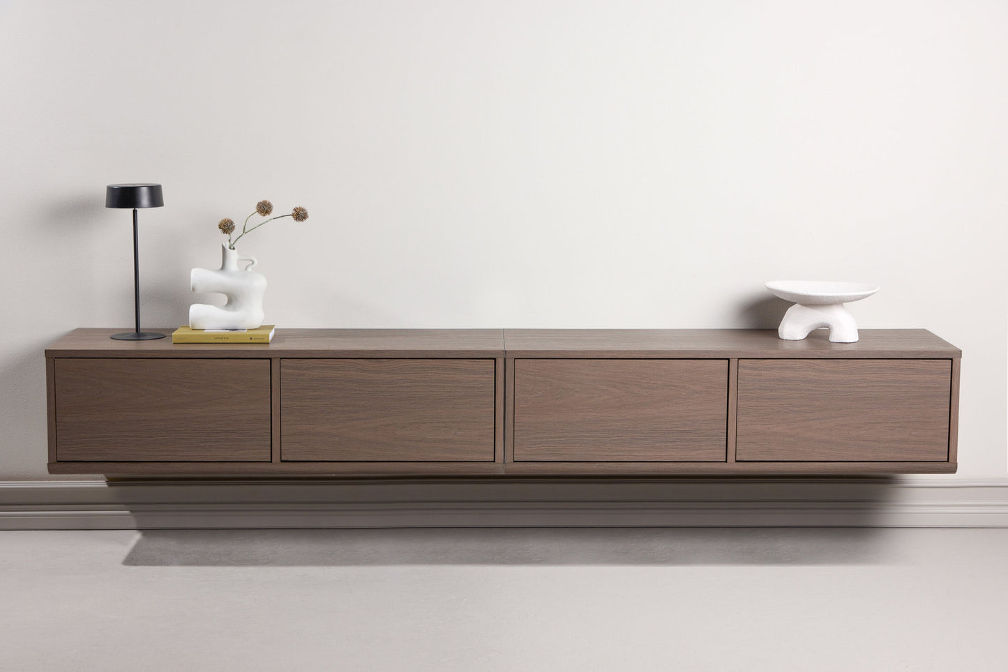 Dragh TV-møbel 100×35×28 cm – Mokka