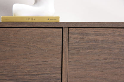 Dragh TV-møbel 100×35×28 cm – Mokka
