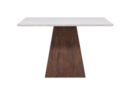 Cael Kvadratisk Spisebord 120×120 cm – Mokka / Stenlook