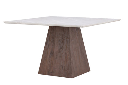 Cael Kvadratisk Spisebord 120×120 cm – Mokka / Stenlook