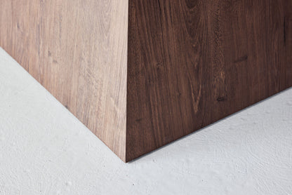 Cael Kvadratisk Spisebord 120×120 cm – Mokka / Stenlook