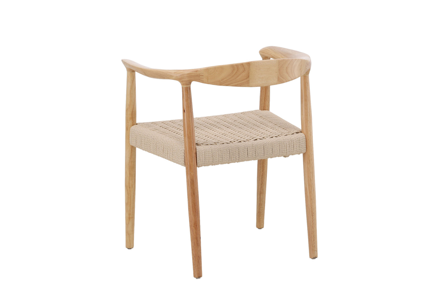 Lovön Spisebordsstole (2 stk.) – Whitewash / Beige Reb