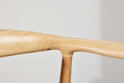 Lovön Spisebordsstole (2 stk.) – Whitewash / Beige Reb