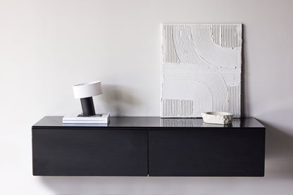 Fristad TV-møbel 160×45×35 cm – Sort Højglans