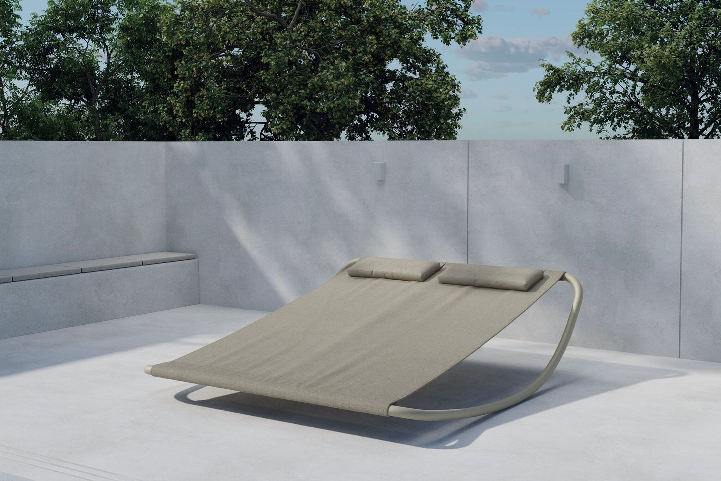Gordo dobbelt solvogn – Beige