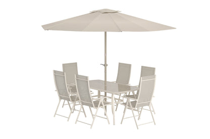 Brekki havesæt inkl. parasol – Beige