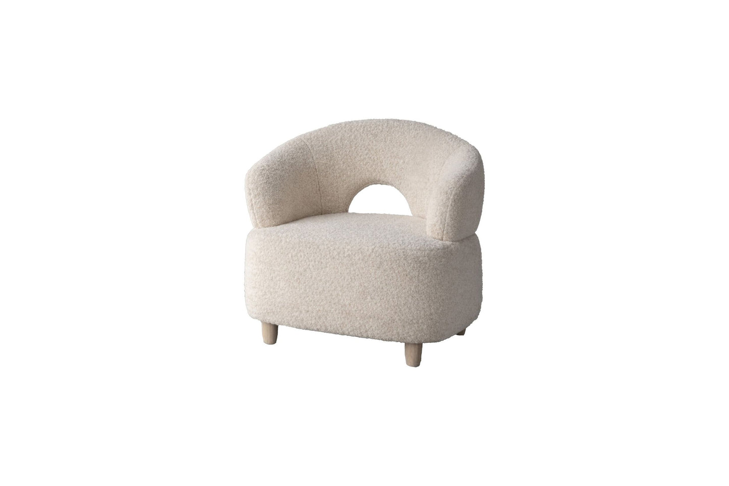 Moglas Loungestol – Natur & Hvid