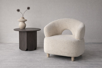 Moglas Loungestol – Natur & Hvid