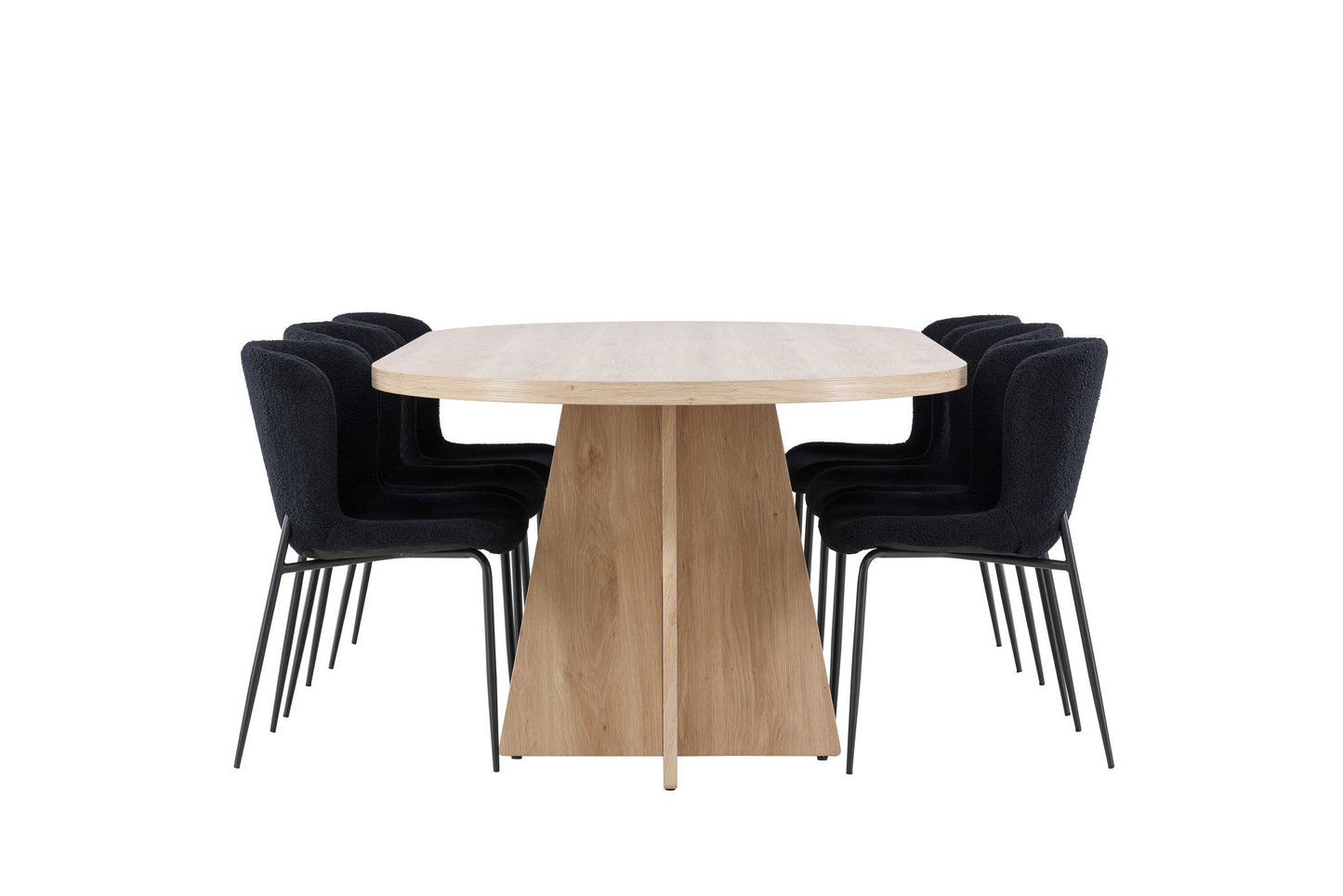 Bootcut Dining Table with Modesto Dining Chair