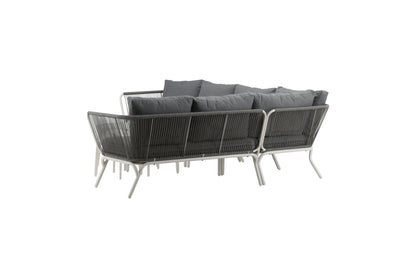 Roxo hjørnesofa – Hvid/Grå