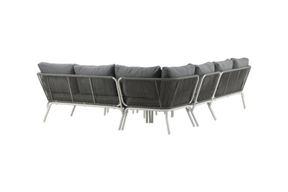 Roxo hjørnesofa – Hvid/Grå
