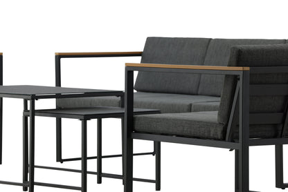 Dakar sofasæt – Sort/Grå