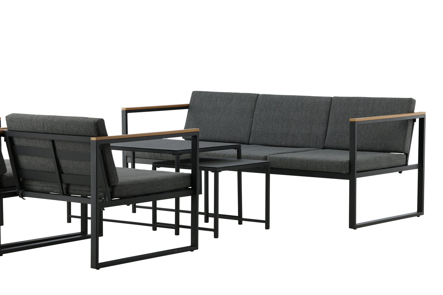 Dakar sofasæt – Sort/Grå