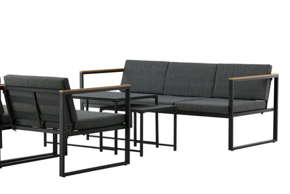 Dakar sofasæt – Sort/Grå