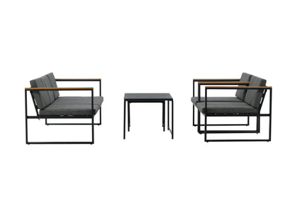Dakar sofasæt – Sort/Grå