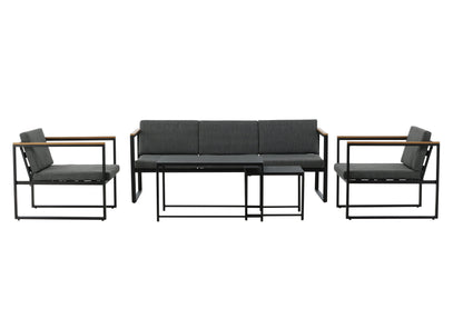 Dakar sofasæt – Sort/Grå