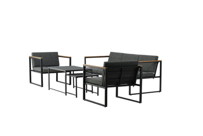 Dakar sofasæt – Sort/Grå