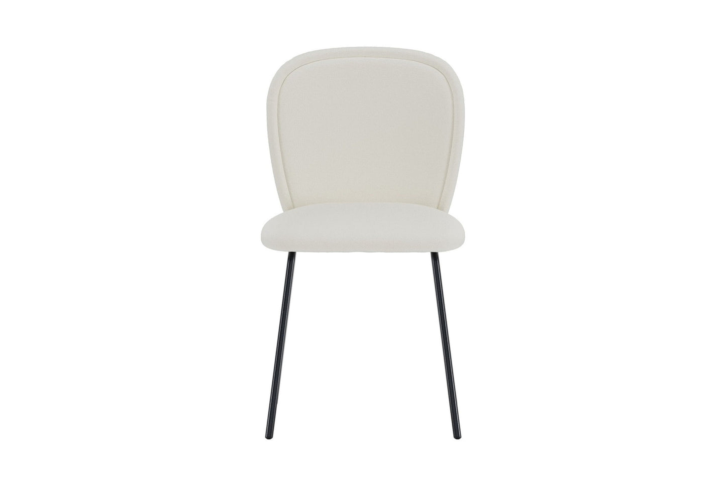 Carl Spisebordsstole (2 stk.) – Sort & Creme Velour