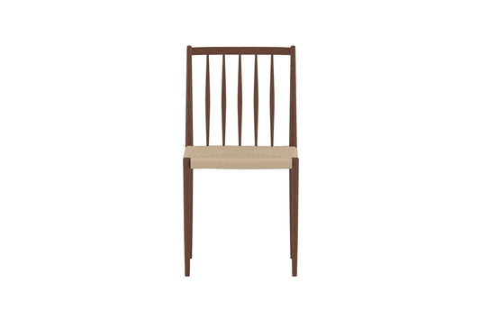 Enes Spisebordsstole (2 stk.) – Mocca & Beige Flet